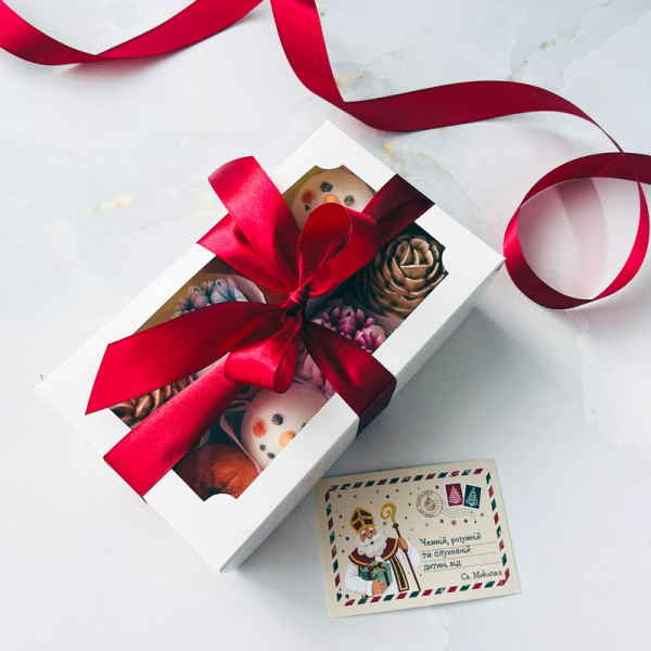 Микс зефирных фигурок, 20х12 см