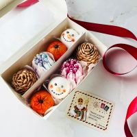 Микс зефирных фигурок, 20х12 см