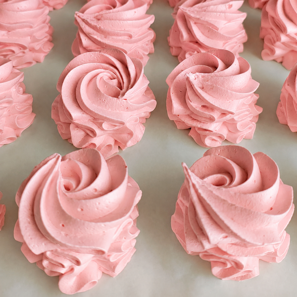 Класичний зефір рожевий поштучно